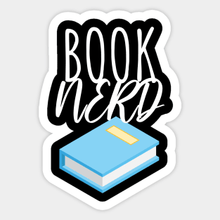 Bookworm book nerd Sticker